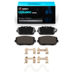 Fiat 124 Spider Brake Pads - Rear - R1 Concepts - Ceramic - `06-`25